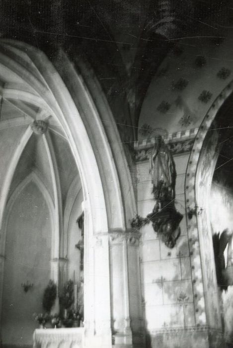 chapelle latérale nord, choeur, vue partielle