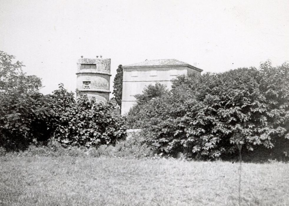 vue partielle du pigeonnier dans son environnement