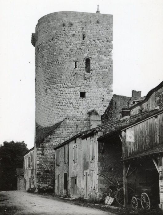 tour nord, élévation ouest