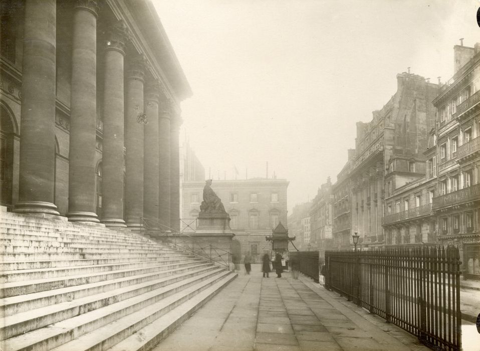 façade ouest, vue partielle