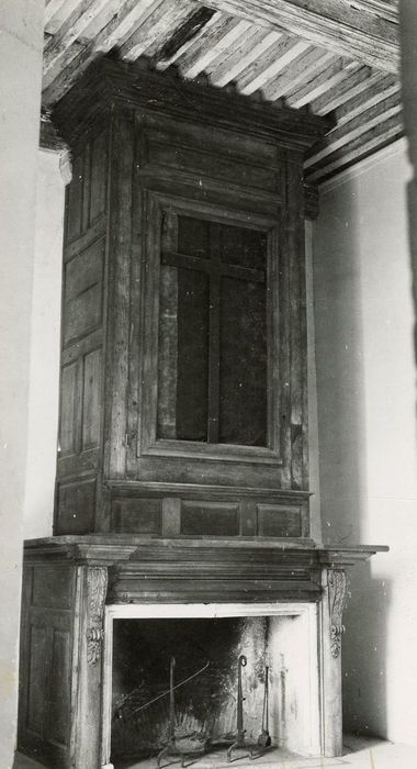 chambre, cheminée