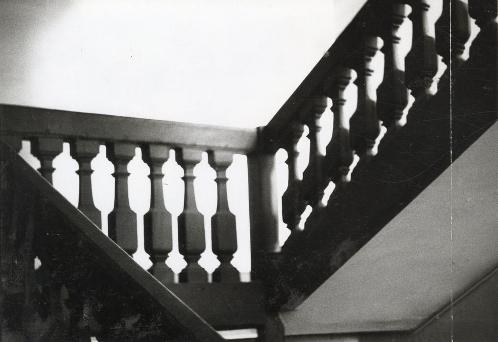 escalier, détail des balustres