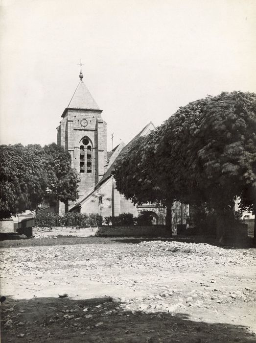 clocher, élévation ouest