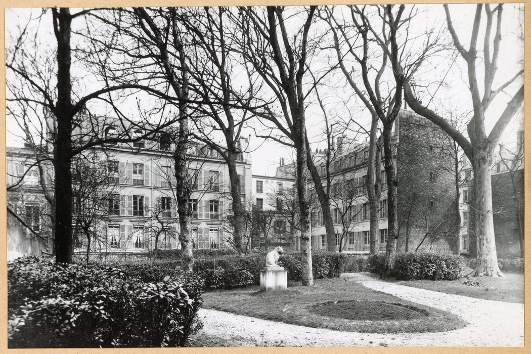 vue générale du jardin