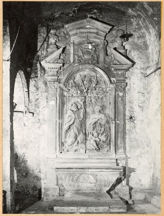 église inférieure, chapelle Saint-Blaise, retable