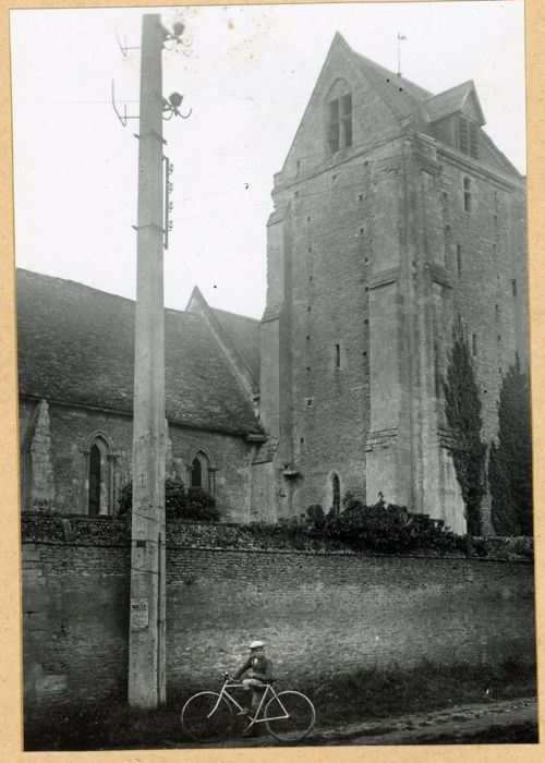 clocher, élévations nord et est