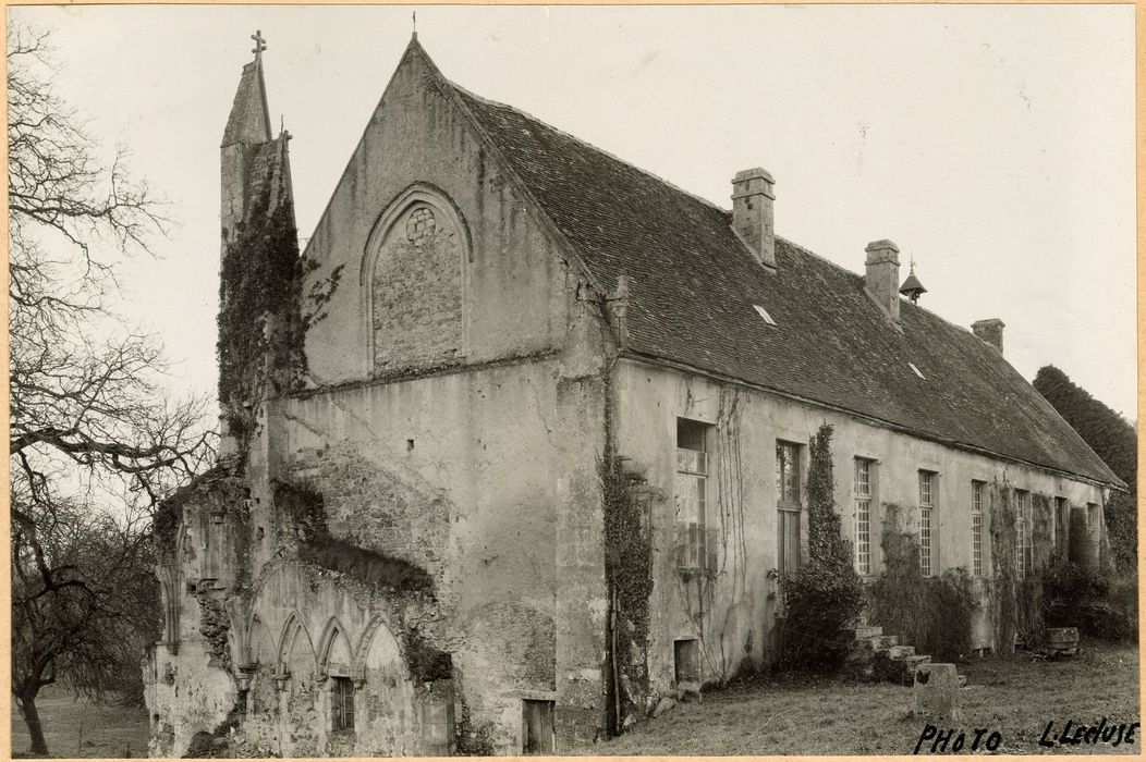 bâtiment monastique, façades nord et ouest