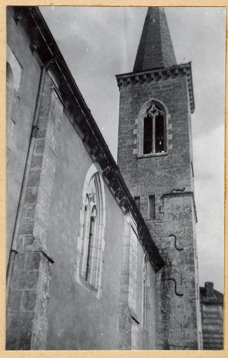 clocher, élévation ouest
