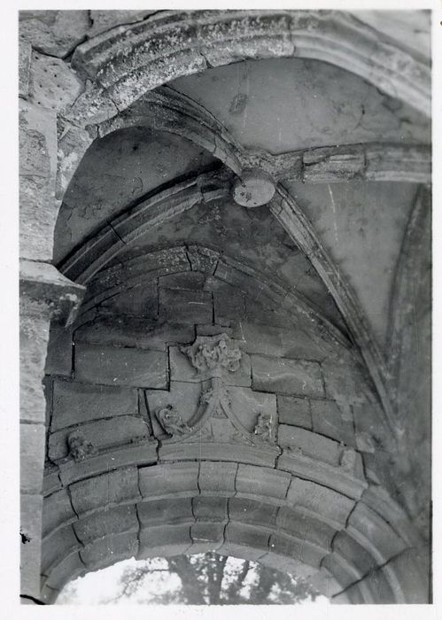 détail des maçonneries, voûte