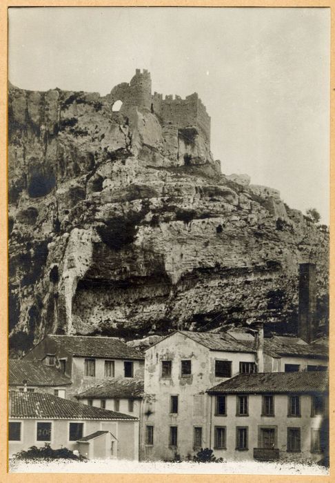 vue générale du château dans son environnement