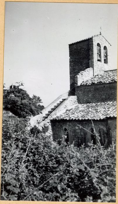 clocher, élévation nord et ouest