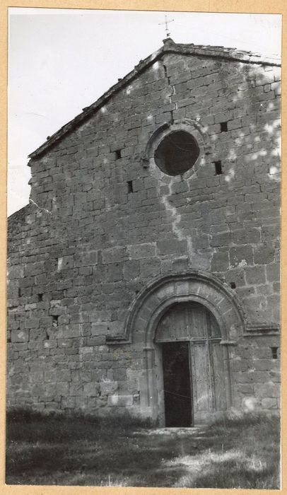 façade ouest, vue partielle