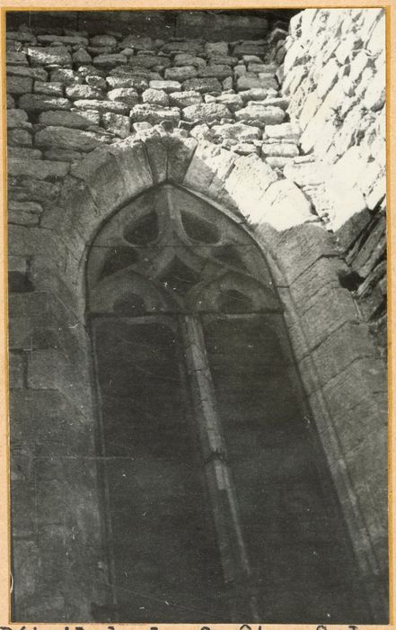façade latérale sud, détail d’une baie