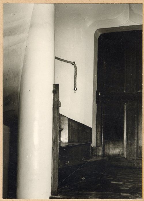 escalier à vis,  vue partielle