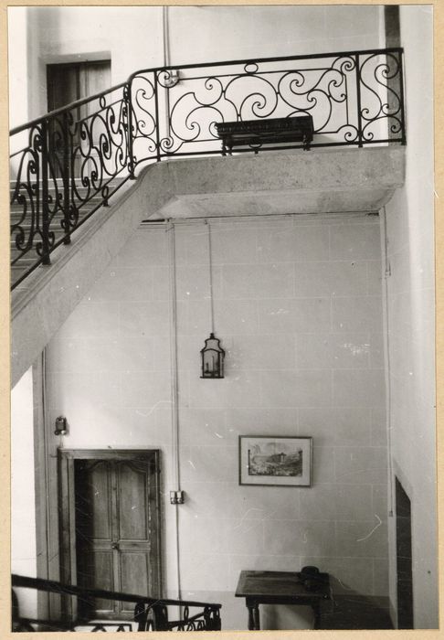 escalier d’honneur, vue partielle