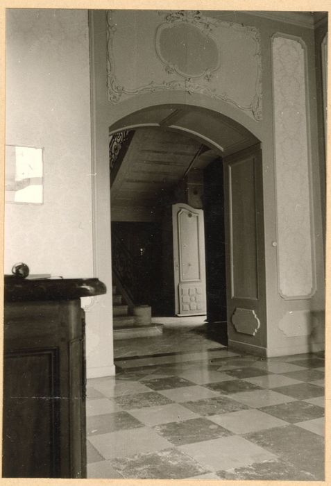 vestibule d’entrée, vue partielle
