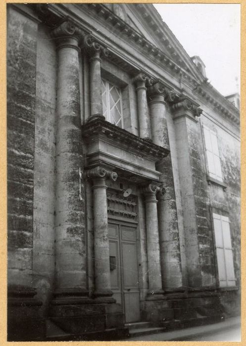 façade sud, portique