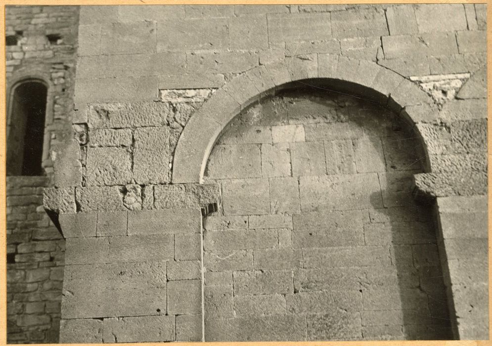 façade sud, détail des maçonneries