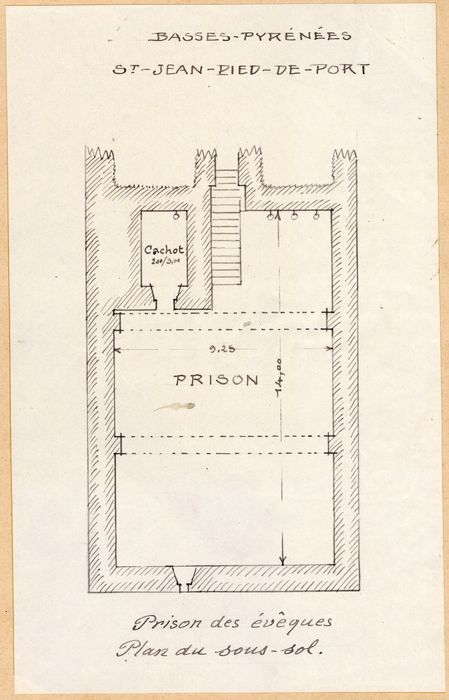plan (dessin : encre sur papier)