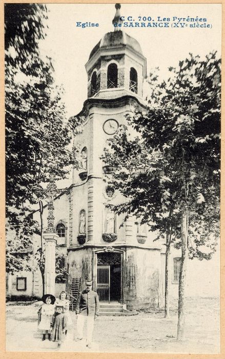 façade ouest, vue partielle