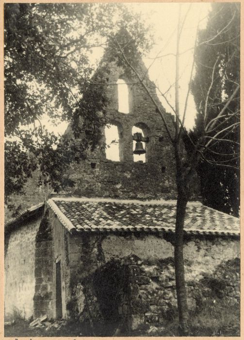 clocher-arcade, élévation ouest