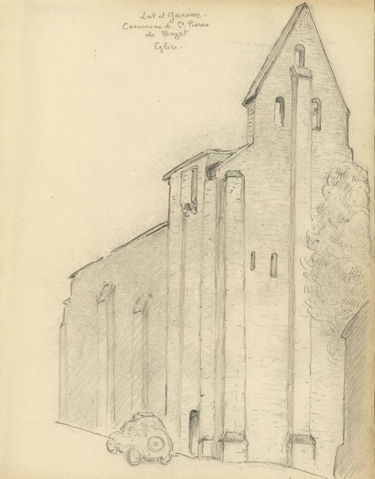 ensemble nord-ouest (dessin : crayon sur papier)