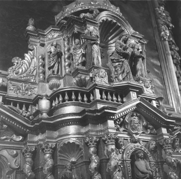 tabernacle, détail sur la partie haute, Vierge à l'enfant