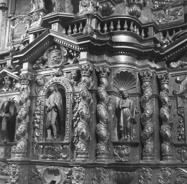 tabernacle, détail du côté droit, Christ aux liens