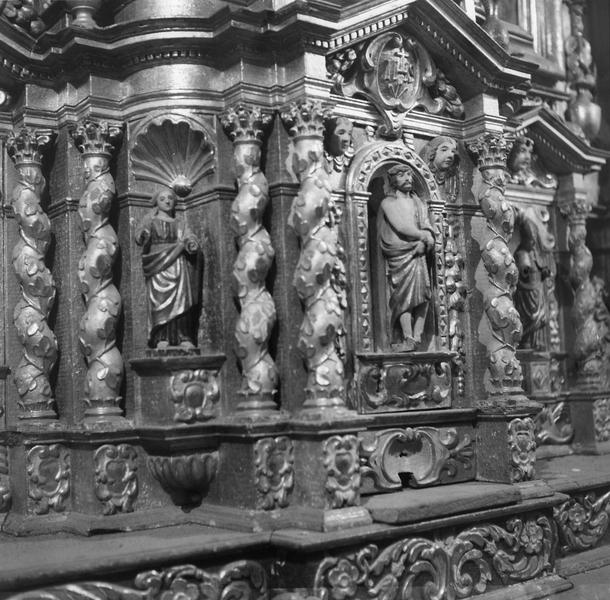 tabernacle, détail du côté gauche, Christ aux liens