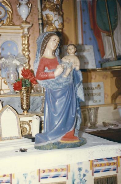 statue dite Notre-Dame-du-Val-Honnête : Vierge à l'Enfant