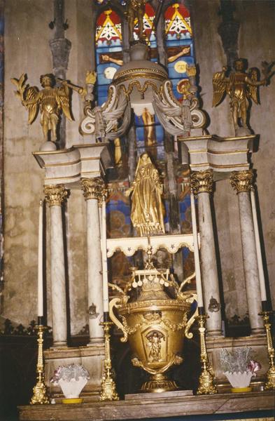 autel, tabernacle, dais d'autel (maître-autel, baldaquin, table d'autel)