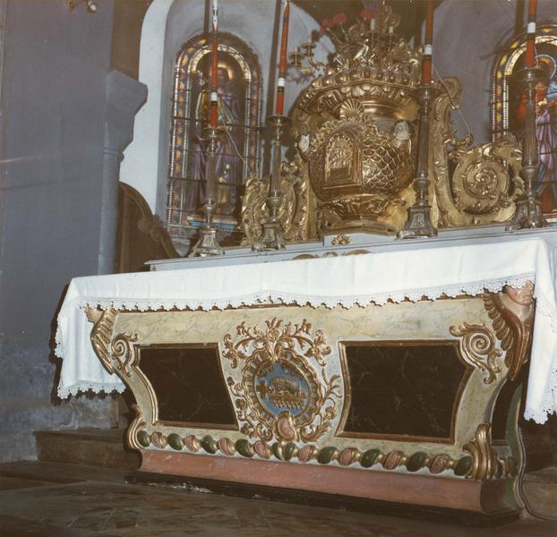 autel, tabernacle, statue (maître-autel)