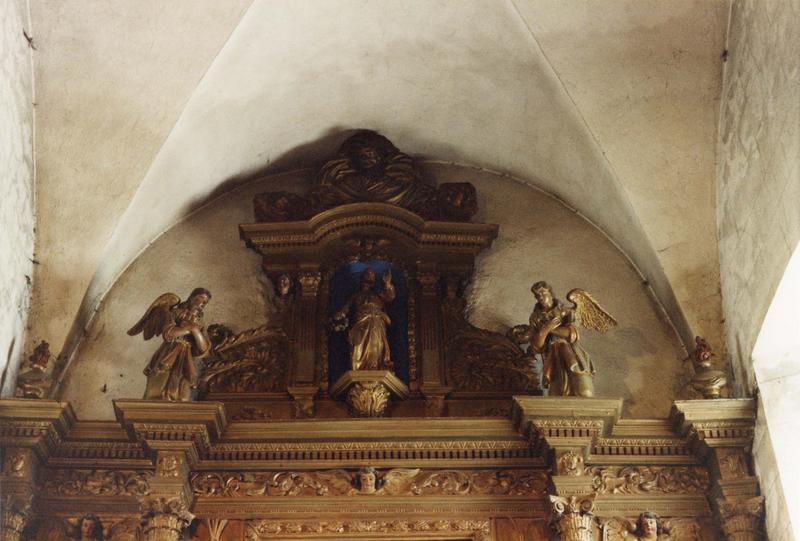 retable, tabernacle du maître-autel, vue sur la partie supérieure