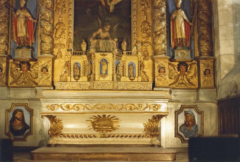 Retable, tabernacle du maître-autel