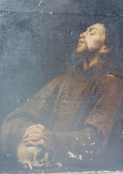 tableau : saint François méditant