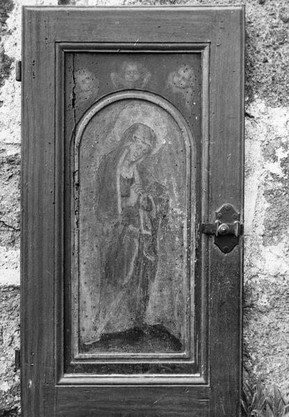 meuble de sacristie, la Vierge