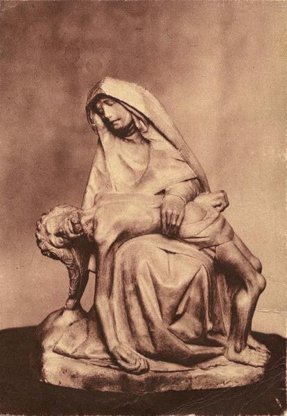 Groupe sculpté : Vierge de Pitié