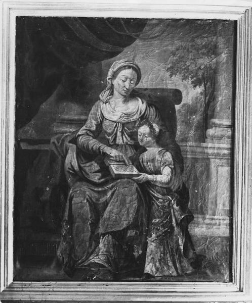 tableau : sainte Anne et la Vierge