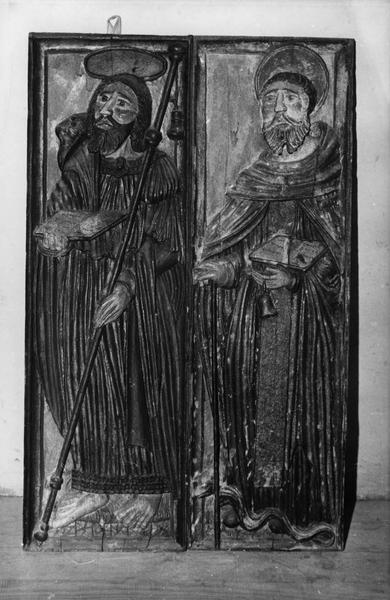 bas-reliefs : saint Jacques et saint Antoine - © Ministère de la Culture (France), Médiathèque du patrimoine et de la photographie (objets mobiliers), tous droits réservés