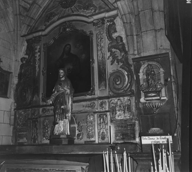 autel, retable du Sacré-Coeur, détail