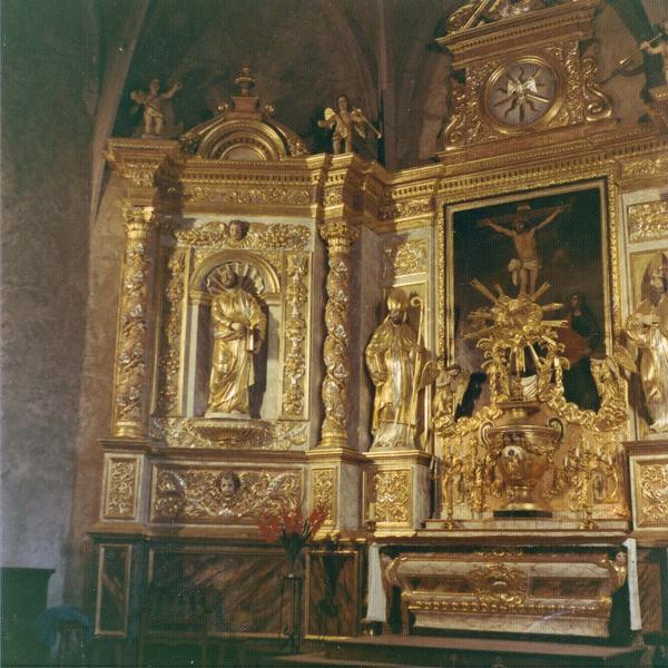 retable du maître-autel, détail vue de gauche