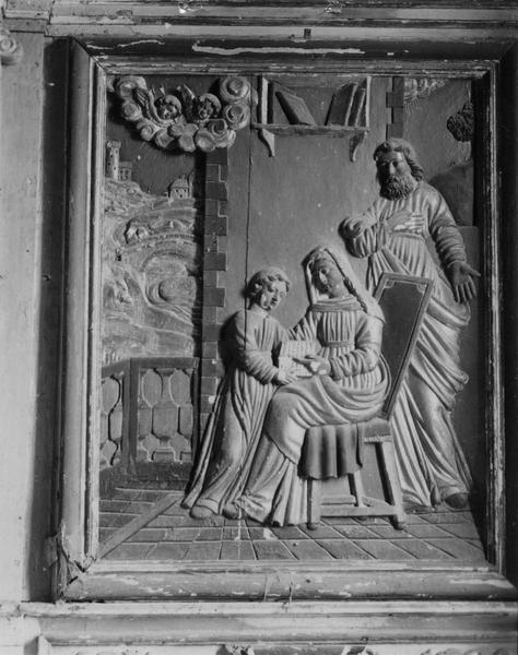 bas-relief : l'éducation de la Vierge, décollation de saint Jean-Baptiste - © Ministère de la Culture (France), Médiathèque du patrimoine et de la photographie (objets mobiliers), tous droits réservés