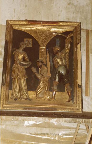 bas-relief : la décollation de saint Jean-Baptiste - © Ministère de la Culture (France), Médiathèque du patrimoine et de la photographie (objets mobiliers), tous droits réservés