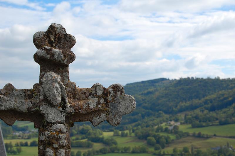 détail, Christ en croix