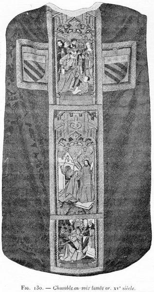 chasuble, vue générale
