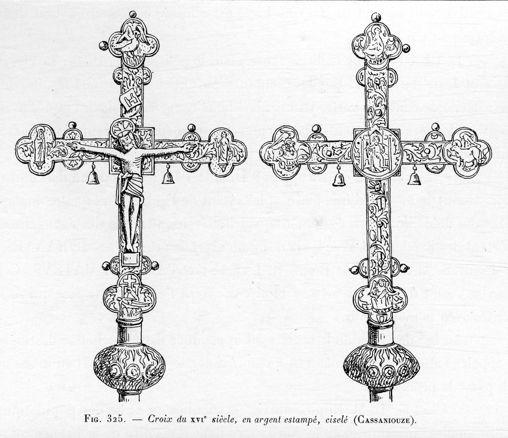 croix de procession, vue générale