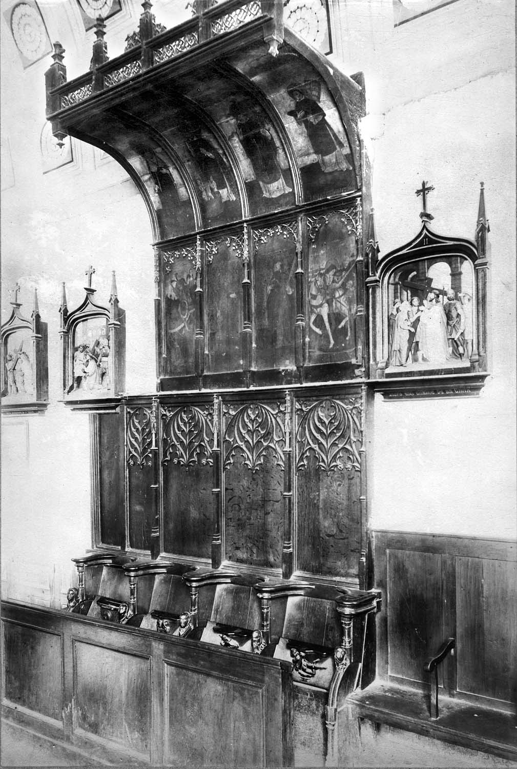 stalles, vue générale