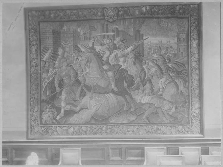 pièce murale : Scène de la Jérusalem délivrée - © Ministère de la Culture (France), Médiathèque du patrimoine et de la photographie, diffusion RMN-GP