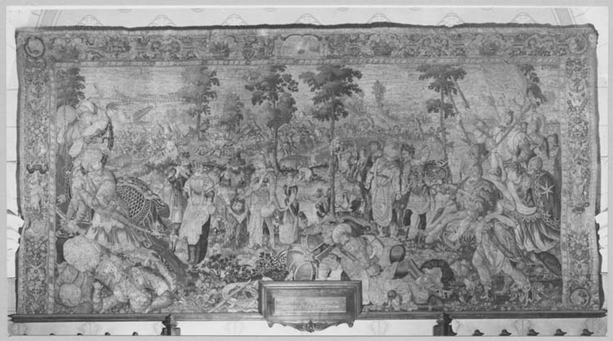 pièce murale : Judith présentant la tête d'Holopherne