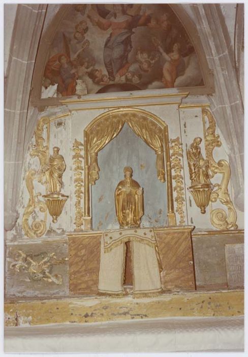 retable de la chapelle latérale gauche